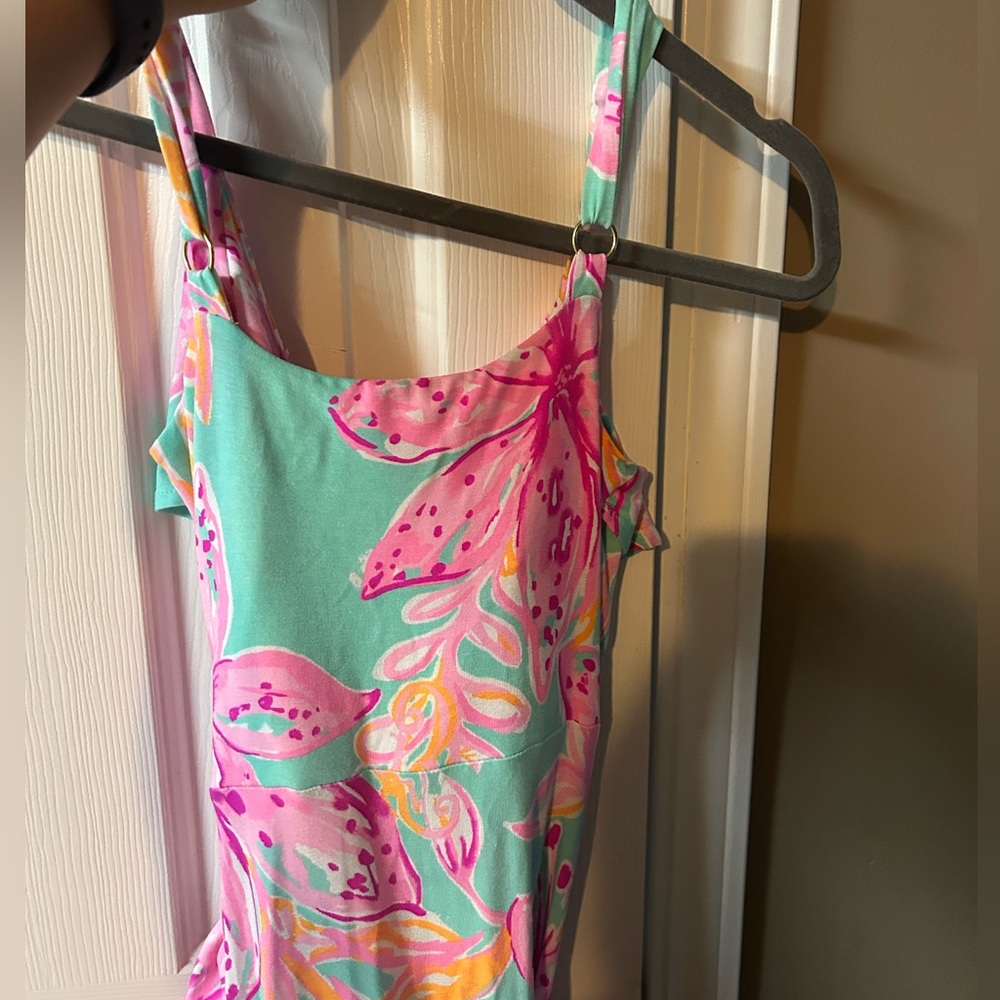 Lilly Pulitzer Pink and Multicolor Patterned Dress